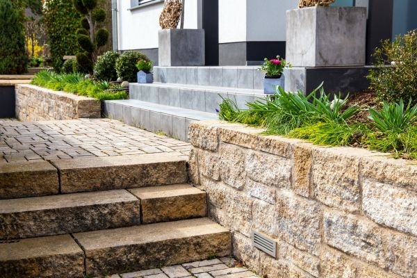 Stone Step Replacement in Evergreen