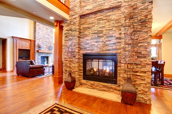 Stone Hearth Installation in Evergreen